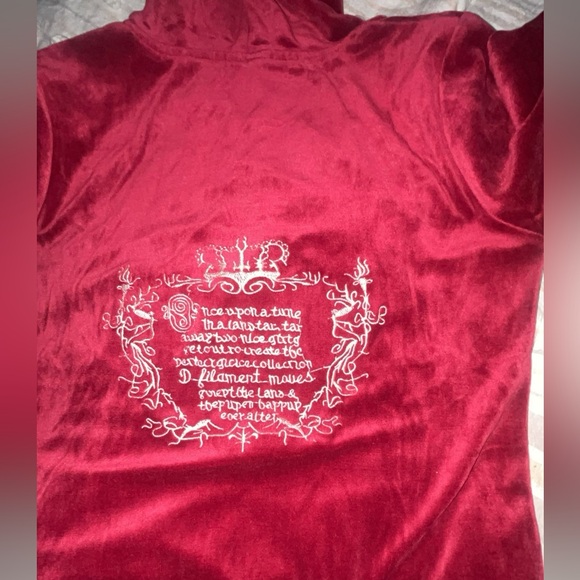 burgundy/ red Juicy couture track suit or individual pieces! - Picture 3 of 4